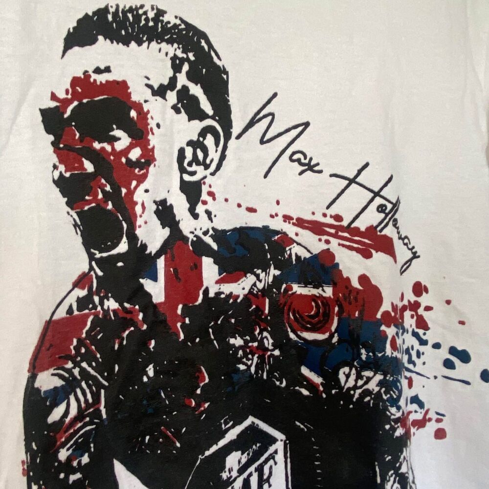 Max Holloway Graphic T-Shirt, Size S White